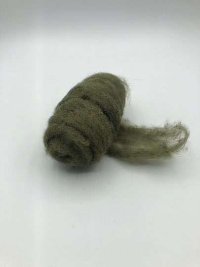 Carded Wool Batts, 25g