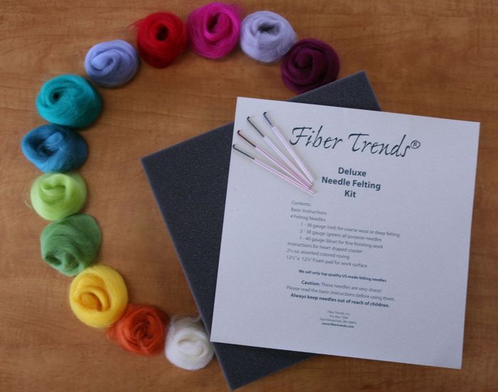 FiberTrends Deluxe Needle Felting Kit